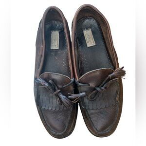 2 for $20 - Freeman DDF Shoes Men’s Size 11 Matthew Tassles Loafer Brown